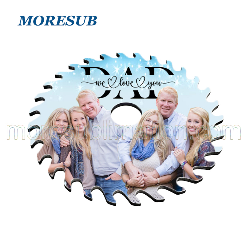 Sublimation MDF Round Saw Photo Frame Blanks Wholesale Photo Panels