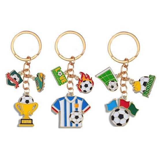Soccer keychain Sports Ball Keychains Football Bag Chain