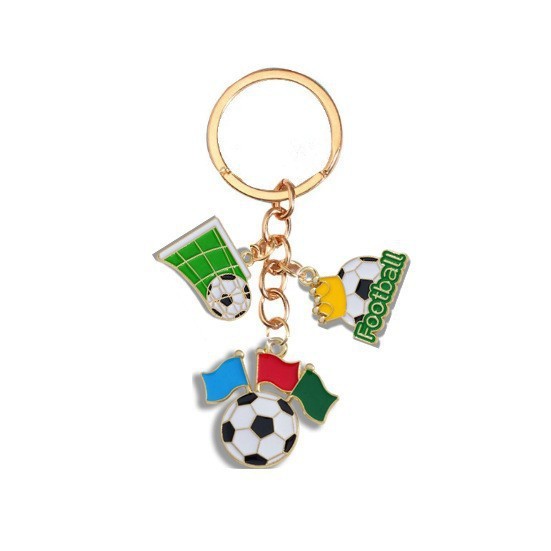 Soccer keychain Sports Ball Keychains Football Bag Chain