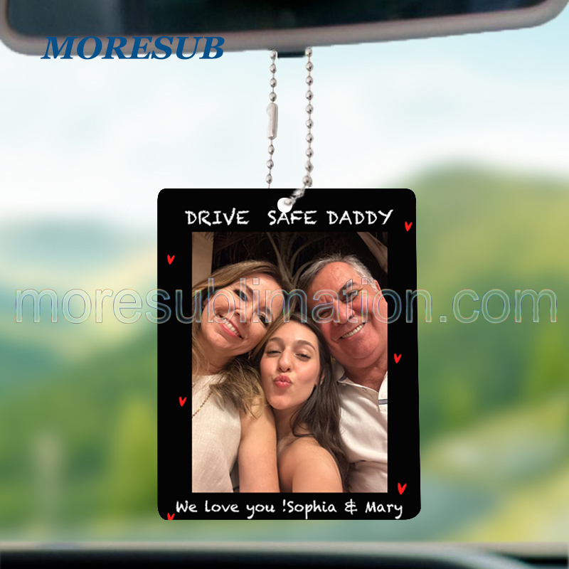 Sublimation Car Hanger Blanks Wholesale Mini Photo Frame Hanger