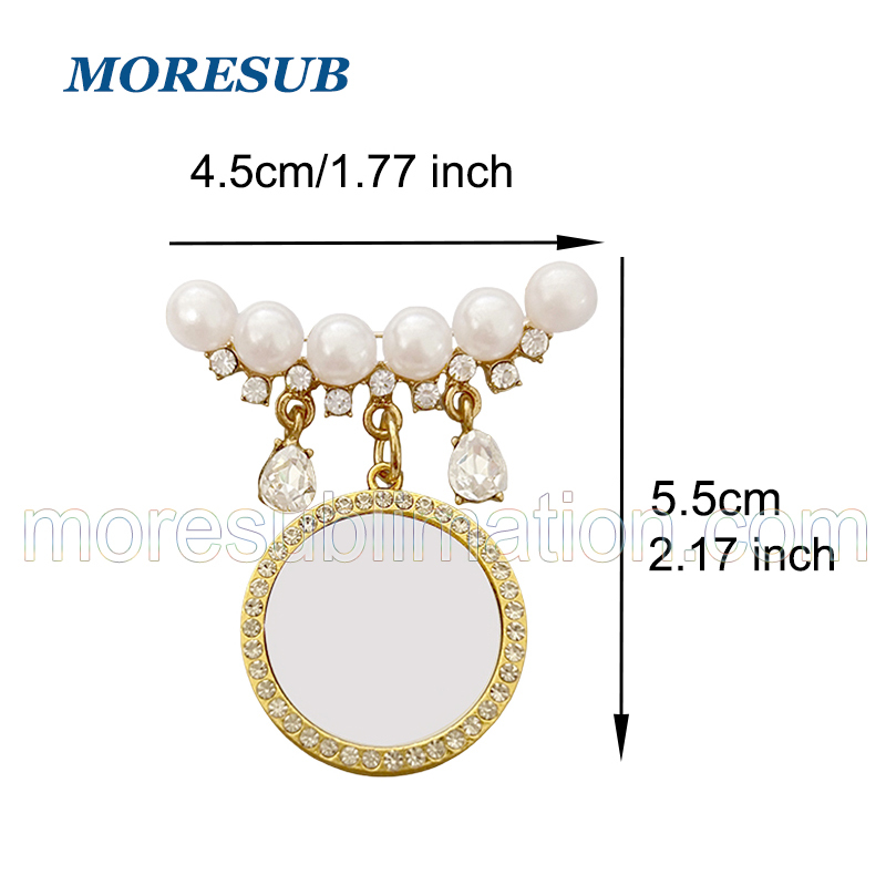 Sublimation Bouquet Photo Pin Blanks Wholesale Bouquet Rememberance Charm