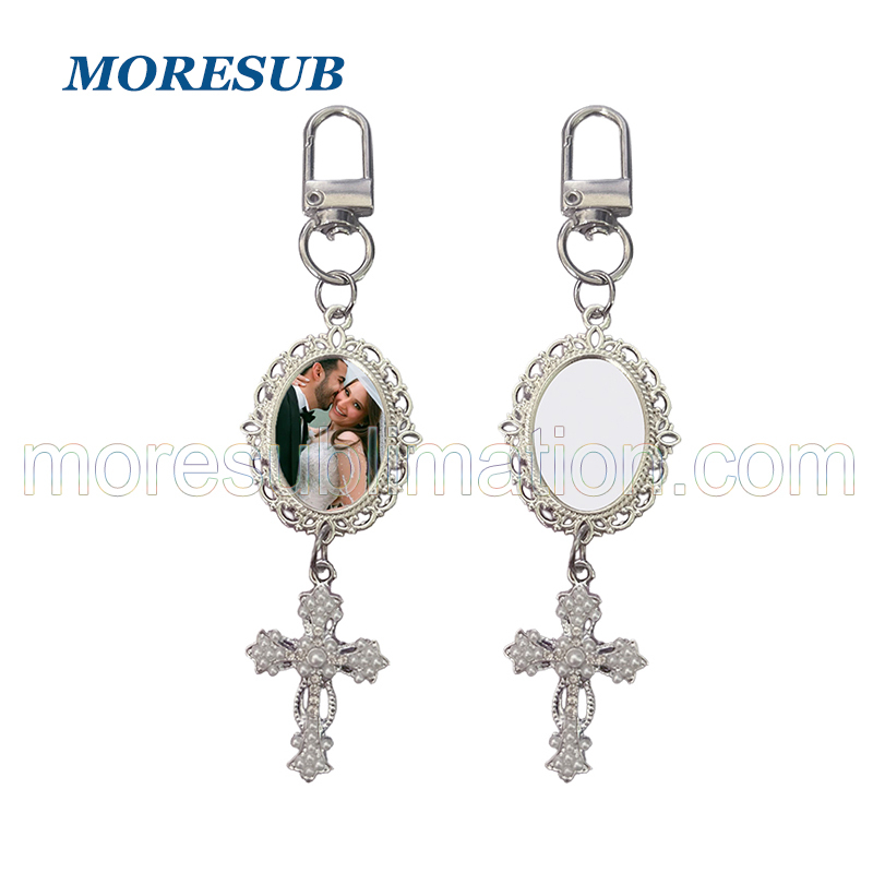 Sublimation Bag Charm Blanks Wholesale Metal Keychain
