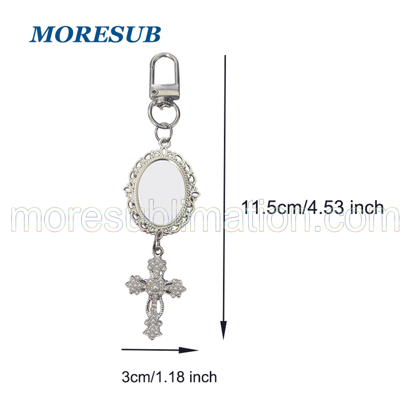 Sublimation Bag Charm Blanks Wholesale Metal Keychain