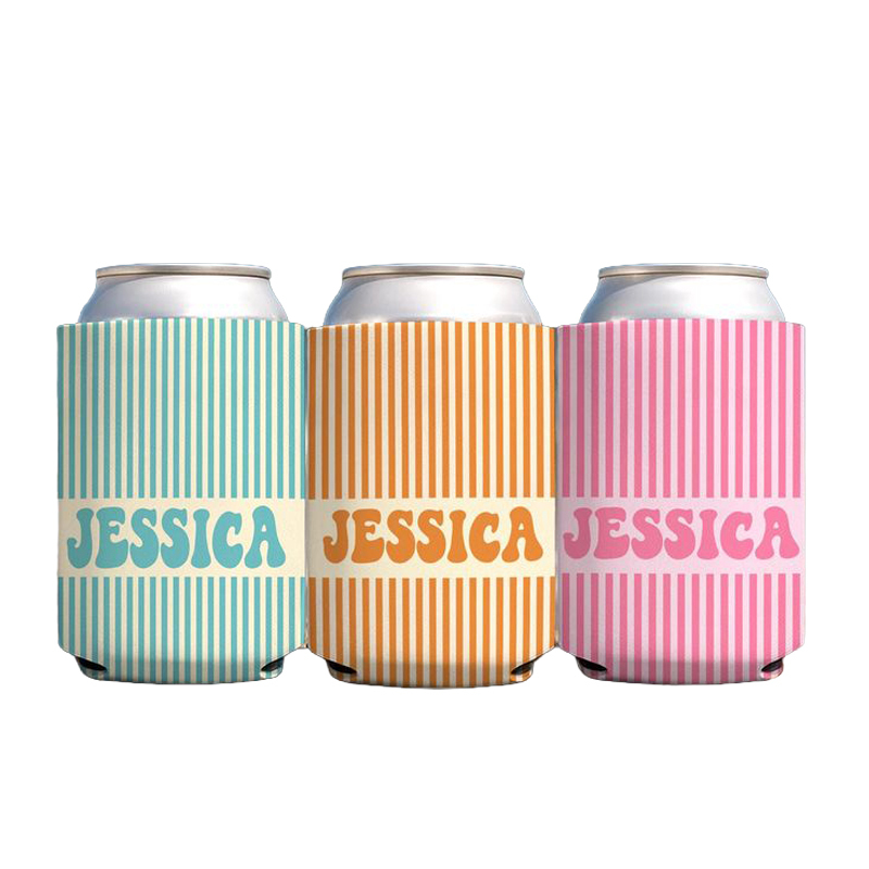 Sublimation Neoperene Can Cooler 3.9 x 5 INCHES  Wholesale Summer Can Koozies Blanks