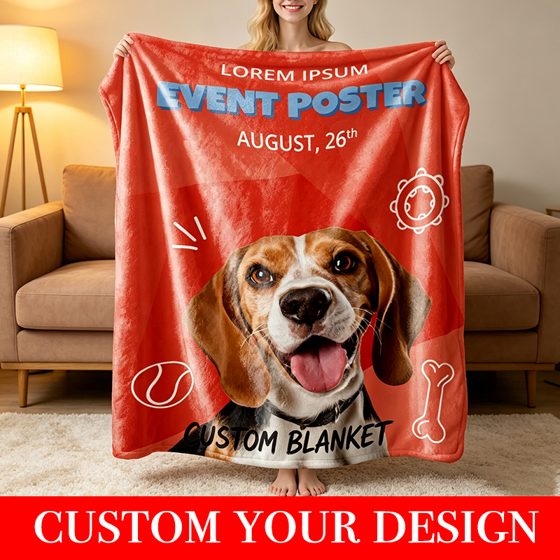 Custom Blanket 50x60 INCHES Personalized Photo Blanket