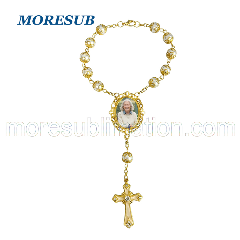 Sublimation Pearl Gold Car Pendant Blanks Wholesale Car Hanger