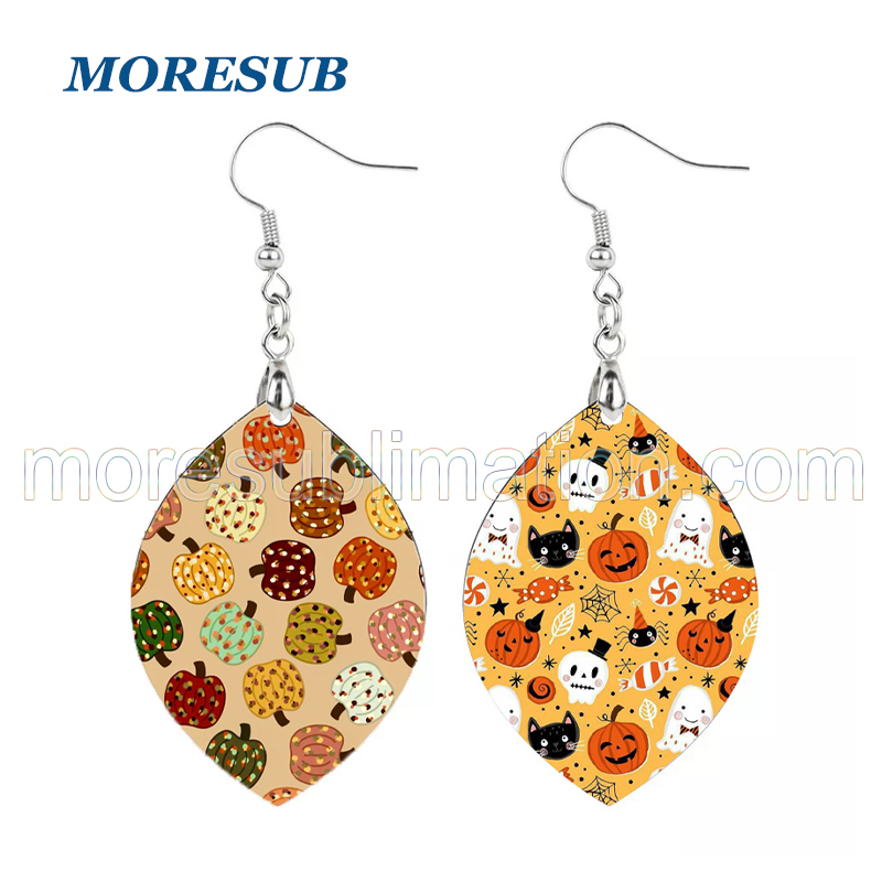 Sublimation MDF Leaf Earring Blanks Wholesale Wood Earring