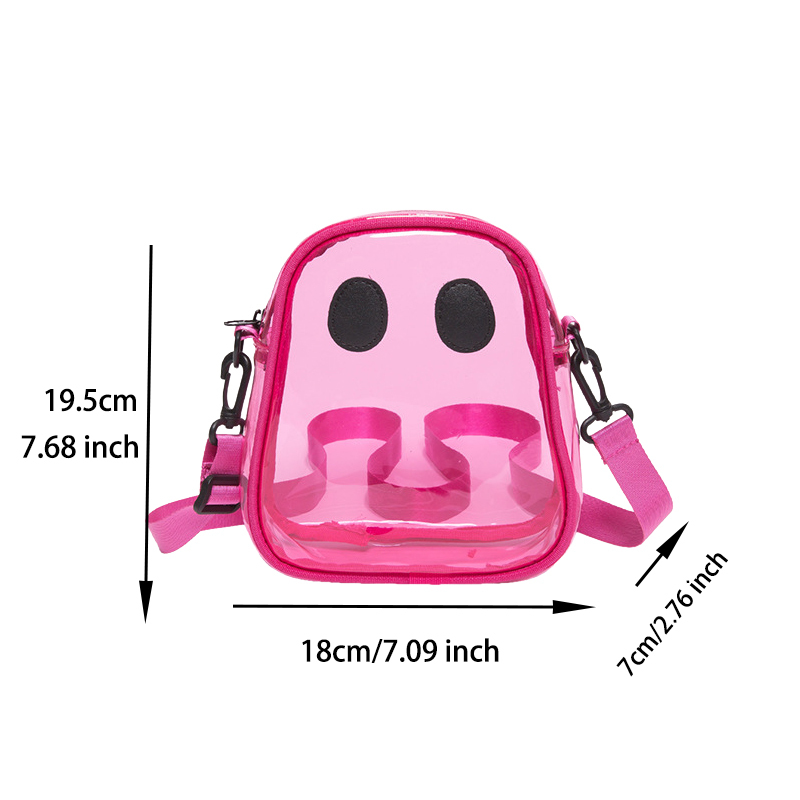 Halloween Transparent Tote Bag Summer Crossbody Bag