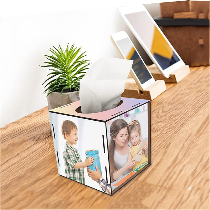 Sublimation Tissue Box Blanks Wholesale MDF Tissue Storage