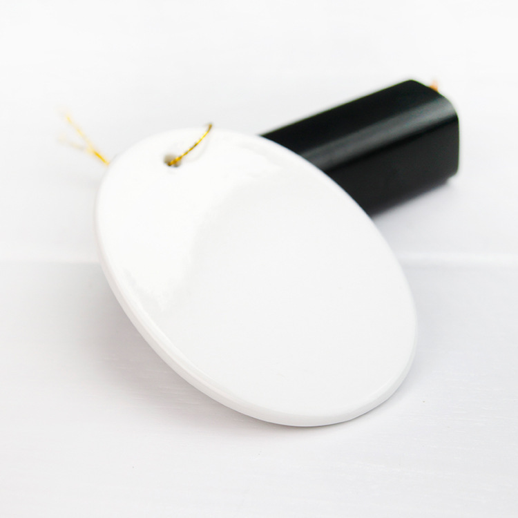 Sublimation Ceramic Ornament Blanks Wholesale Christmas Pendants