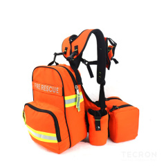 Flame Retardant Fireman Back Pack, Self Assemble System