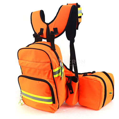 Flame Retardant Fireman Back Pack, Self Assemble System