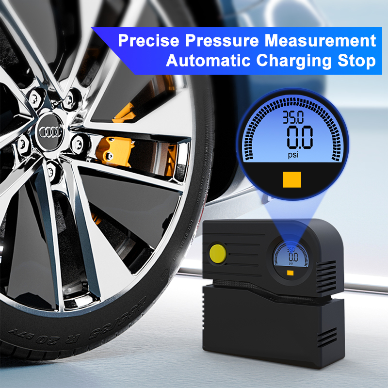 Windgallopld 100PSI tire inflator portable air compressor car tyre pump 12v tire inflator