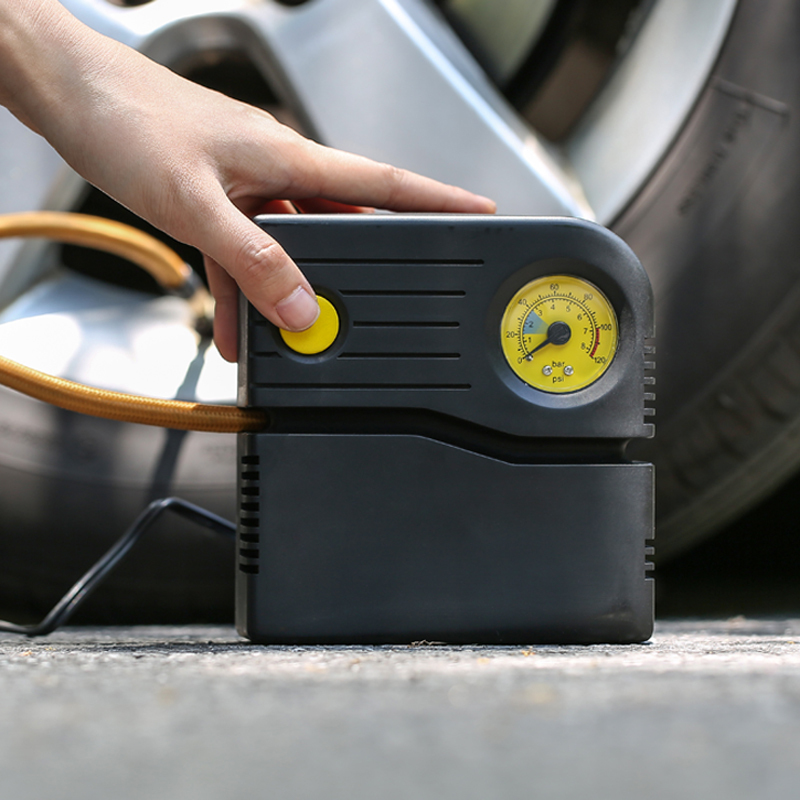 Windgallopld Car Motorcycle Bicycle DC12V rechargeable tire inflator air compressor pump automatic tire inflator machine