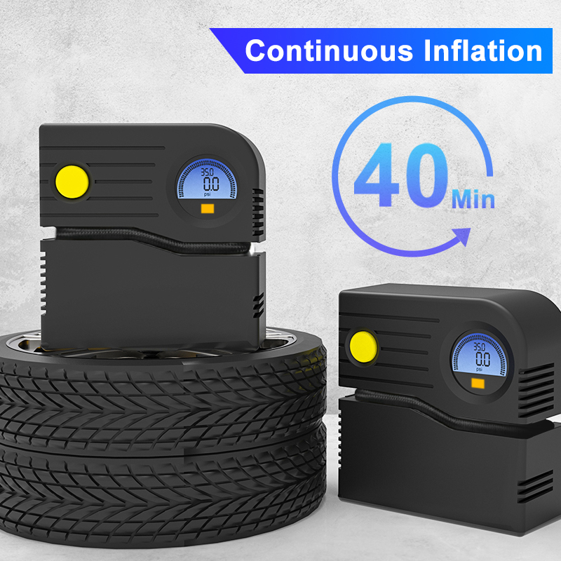 Windgallopld 100PSI tire inflator portable air compressor car tyre pump 12v tire inflator
