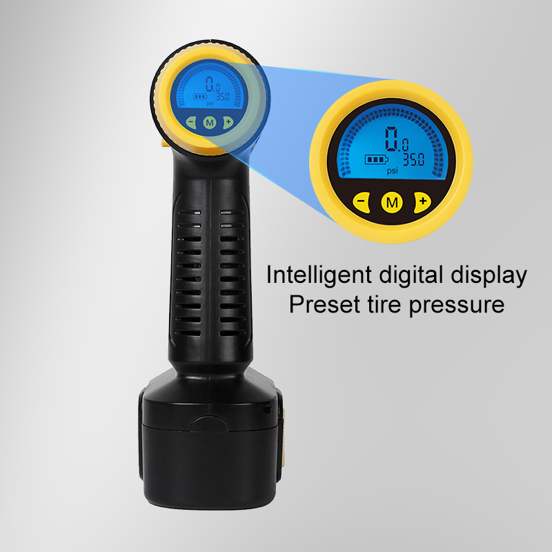 Windgallopld 120W Wireless handheld inflation car tyre pump digital car air pump compressor