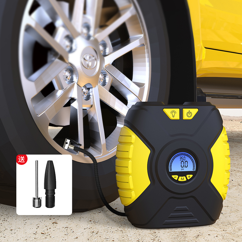 100PSI high power handheld electric car air compressor tyre inflator pump