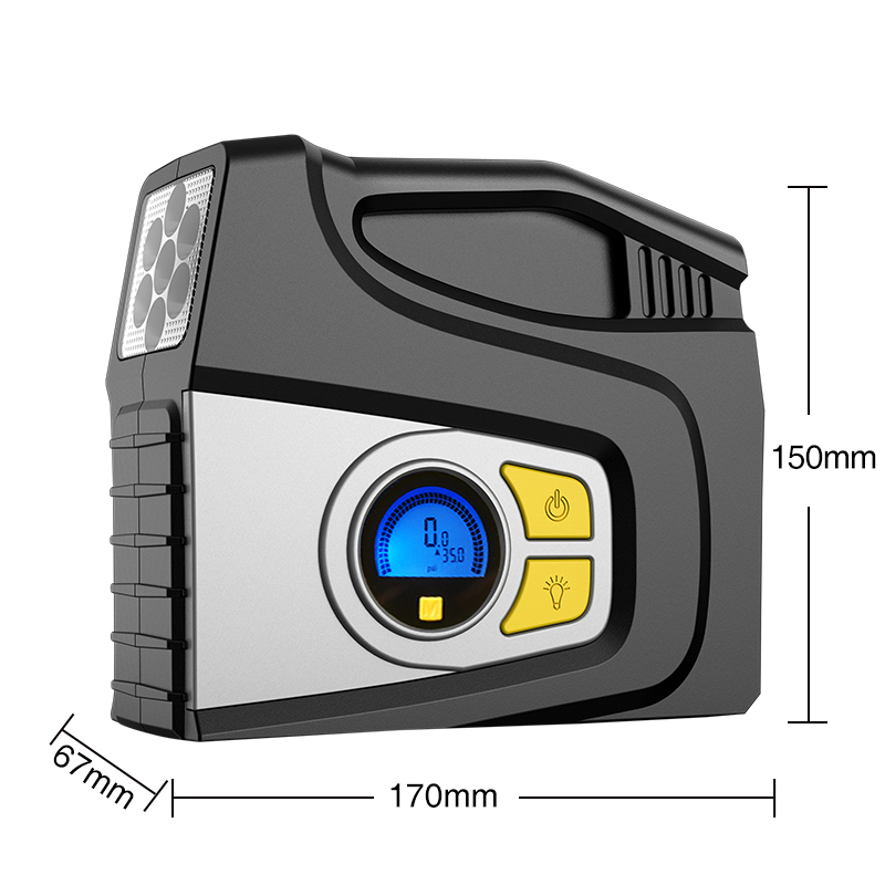 Windgallopld 100PSI rechargeable cordless tyre inflator machine air compressor air pump tire inflator