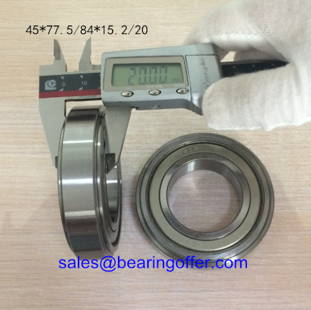 OD=84mm QJ4580ZV Auto Steering Bearings 45x84x20mm - Stock for Sale