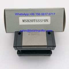 MSB20TSSSF0N Linear Slide Carriage 22x42x48 Runner Block MSB20T - Stock for Sale