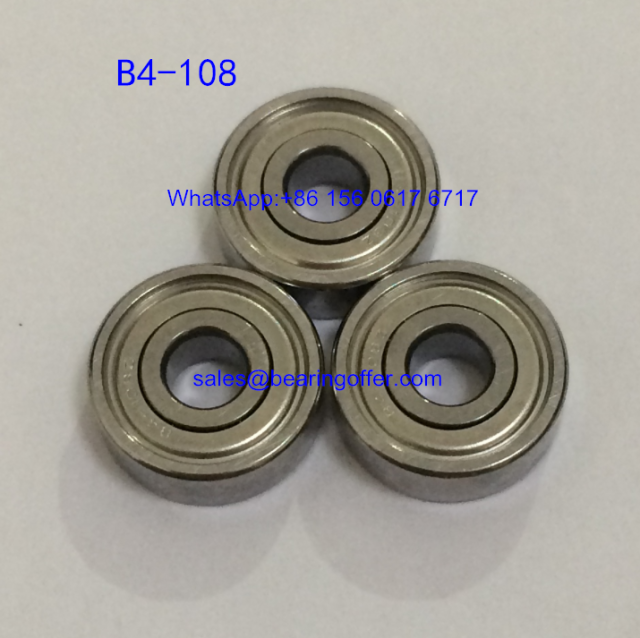 B4-108 / B4-108Z / B4-108ZZ Deep Groove Ball Bearings 4*12*4mm - Stock for Sale
