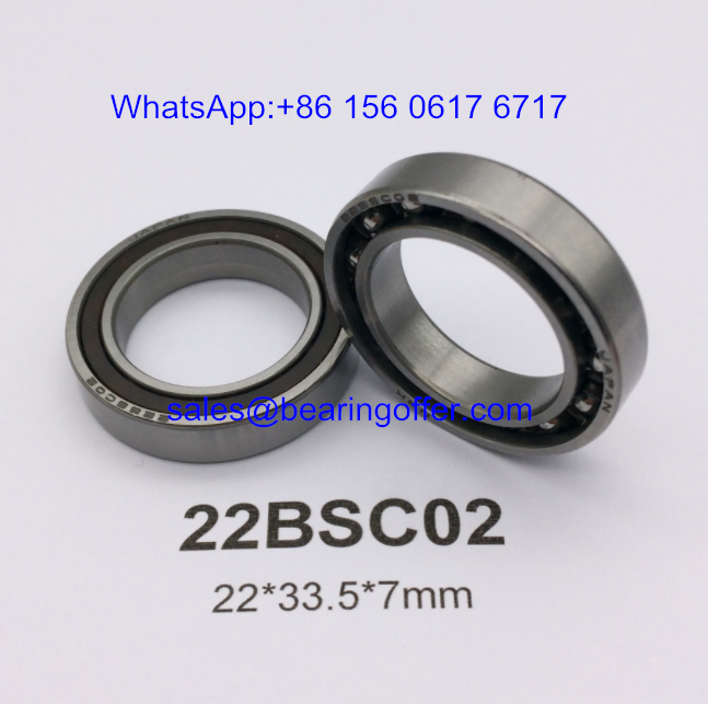 22BSC02 Steering Bearing 22x33.5x7 Ball Bearing 228SC02 - Stock for Sale