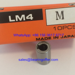 LM4M Stainless Linear Ball Bearing LM4 Linear Bushing 4*8*12mm - Stock for Sale