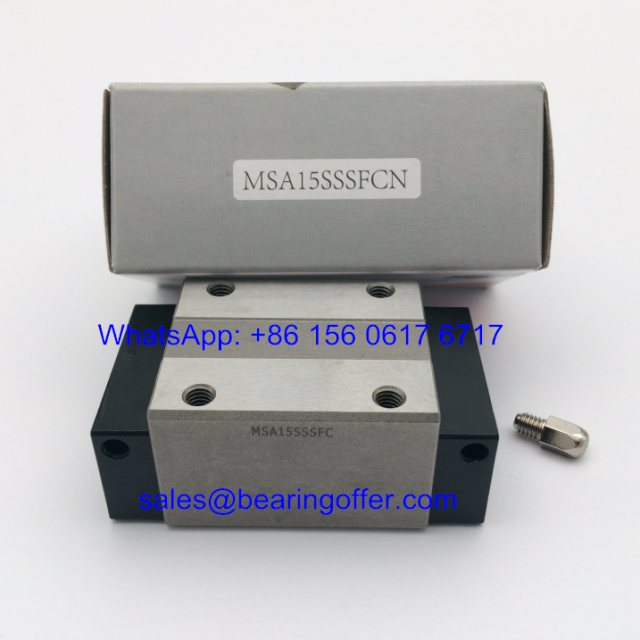 MSA15SSSFC Guide Carriage 23.8x34x56.3 Linear Slider MSA15SSSFCN - Stock for Sale