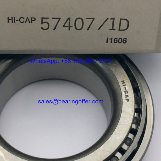 HI-CAP 57407/1D Gearbox Bearing 57407/ID Roller Bearing - Stock for Sale