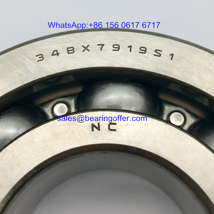 34BX7919S1 Gearbox Bearing 34x79x19 Ball Bearing 34BX7919 - Stock for Sale