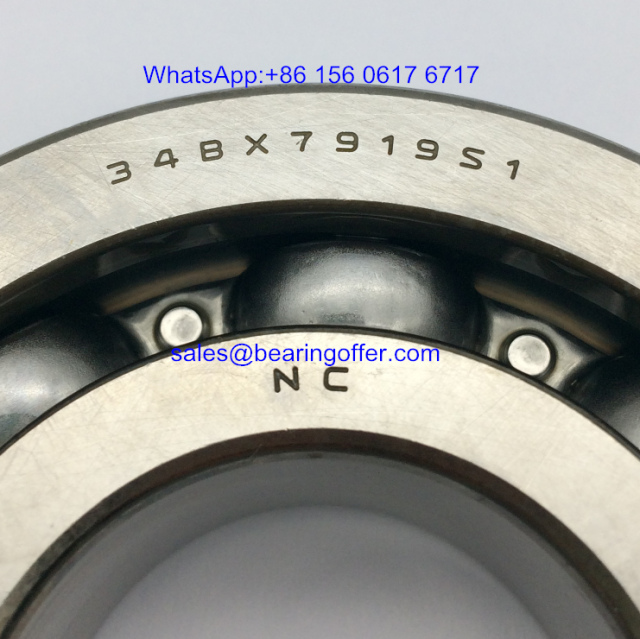 34BX7919S1 Gearbox Bearing 34x79x19 Ball Bearing 34BX7919 - Stock for Sale