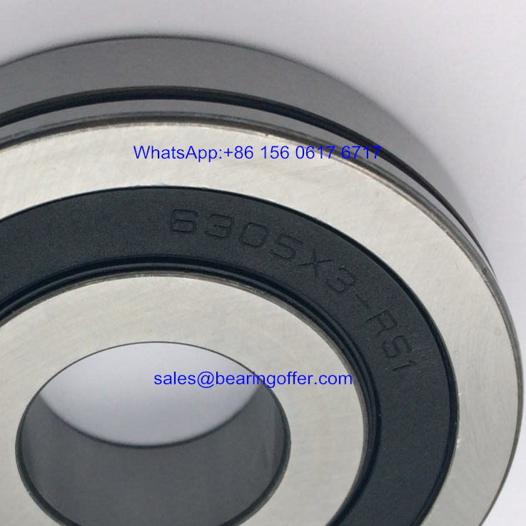 6305X3-RS1 Automobile Bearing 6305X3RS1 Ball Bearing 6305X3-2RS1 - Stock for Sale