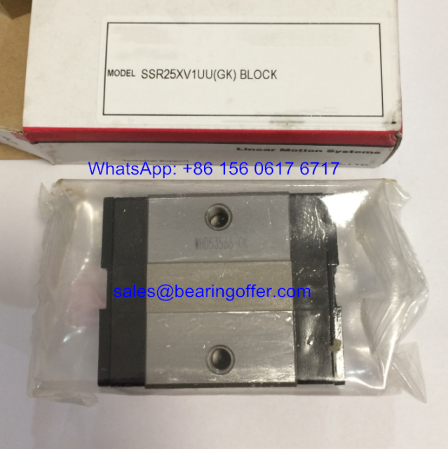 SSR25XV Linear Guide Carriage SSR25XV1UU(GK) BLOCK - Stock for Sale
