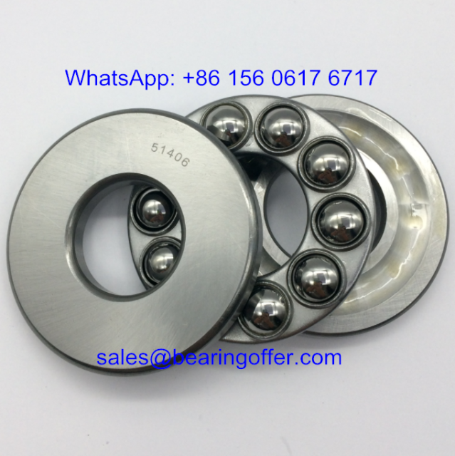 51406 Thrust Ball Bearing 30x70x28 Ball Bearing 8406 - Stock for Sale
