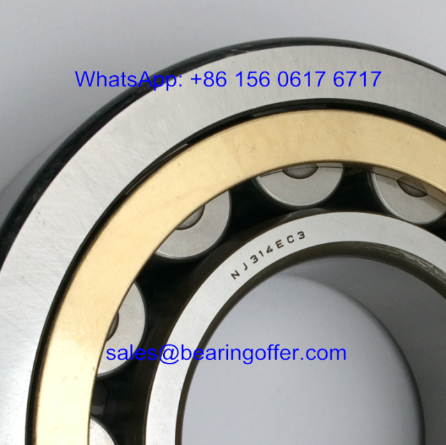 NJ314EC3 Cylindrical Roller Bearing 70x150x35 Roller Bearing - Stock for Sale