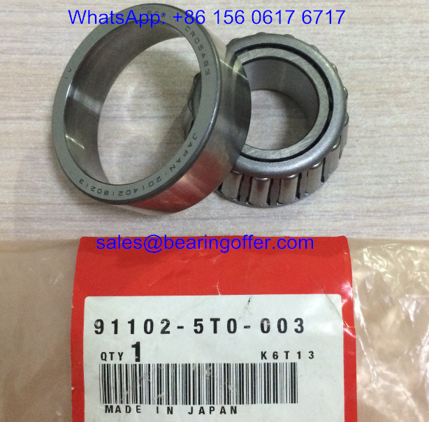 91102-5T0-003 Gearbox Bearing 91102-5TO-003 Roller Bearing - Stock for Sale