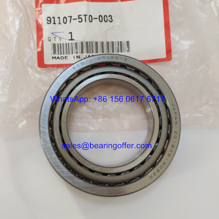 91107-5T0-003 Gearbox Bearing 40x65x15.5 Roller Bearing - Stock for Sale