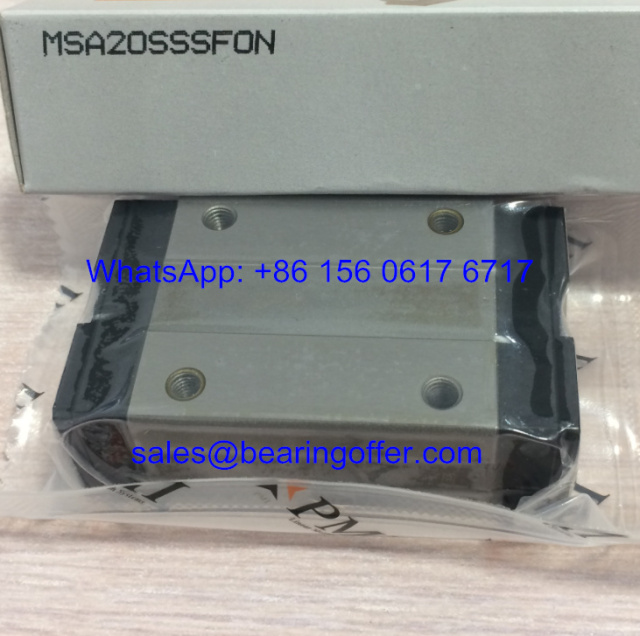MSA20SSSF0 Guideway Carriage 25x44x72.9 Slide Bearing MSA20SSSF0N - Stock for Sale