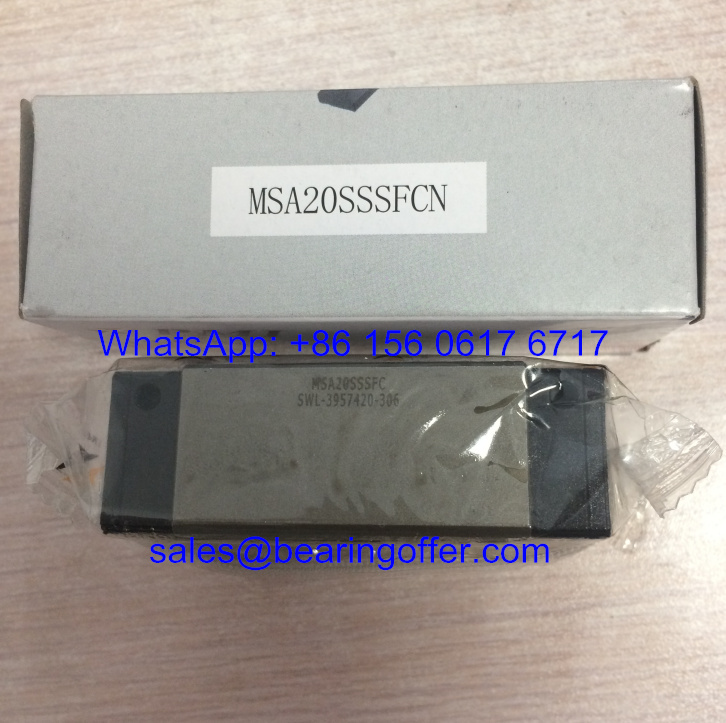 MSA20SSSFCN Guide Carriage 25*44*72.9 Ball Bearing MSA20SSSFC - Stock for Sale
