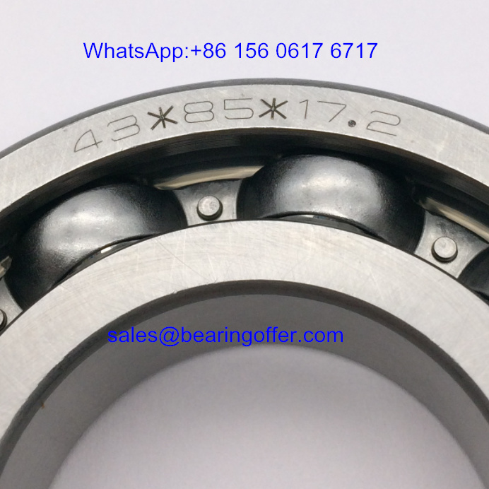 43X85X17.2 Transmission Bearing 43*85*17.2 Ball Bearing - Stock for Sale