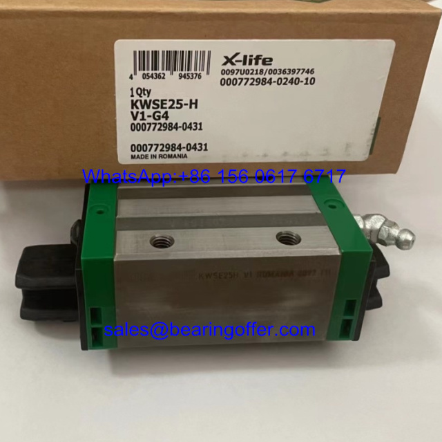 KWSE25-H-V1-G4 Linear Guide Carriage KWSE25H V1 Runner Block - Stock for Sale