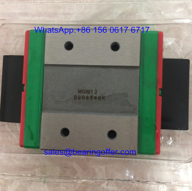 MGW12C Linear Guide Carriage 10.6x40x46.1 Ball Slider Bearing MGW12 - Stock for Sale