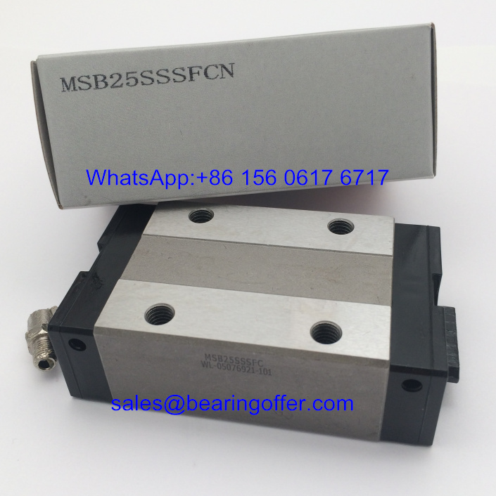 MSB25SSSFCN Slide Carriage 26x48x60.2 Guide Block MSB25SSSFC - Stock for Sale