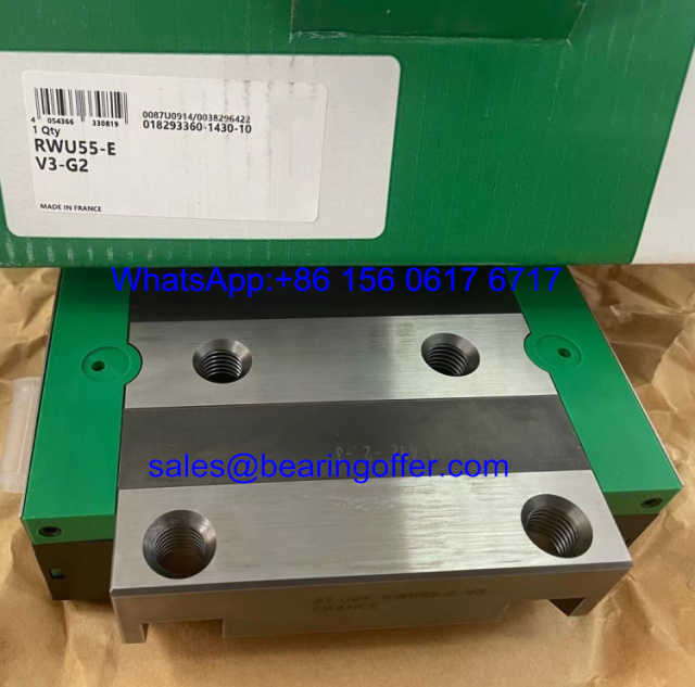 RWU55-E-V3-G2 Linear Guide Carriage RWU55-E-V3 Runner Block RWU55E - Stock for Sale