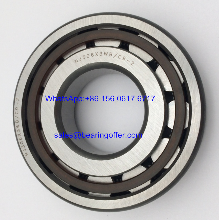 NJ306X3WB/C9-2 Gearbox Bearing NJ306X3WBC9-2 Roller Bearing - Stock for Sale