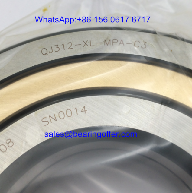 QJ312-XL-MPA-C3 Four Point Contact Bearing QJ312-MPA Ball Bearing - Stock for Sale