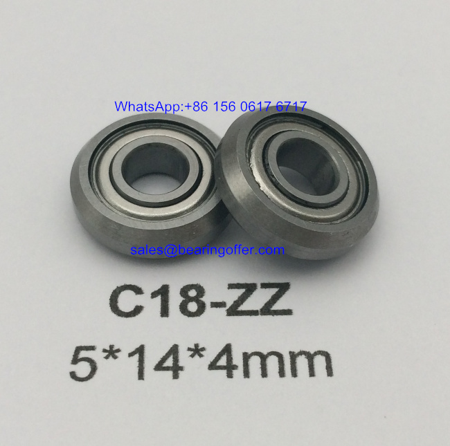 C18ZZ Guide Roller Bearing C18-2RS Ball Bearing C18 - Stock for Sale