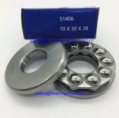 51406 Thrust Ball Bearing 30x70x28 Ball Bearing 8406 - Stock for Sale