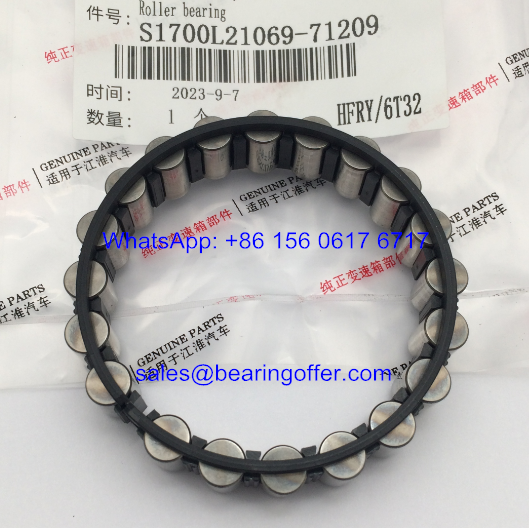 S1700L21069-71209 Auto Shaft Bearing S1700L2106971209 Roller Bearing - Stock for Sale