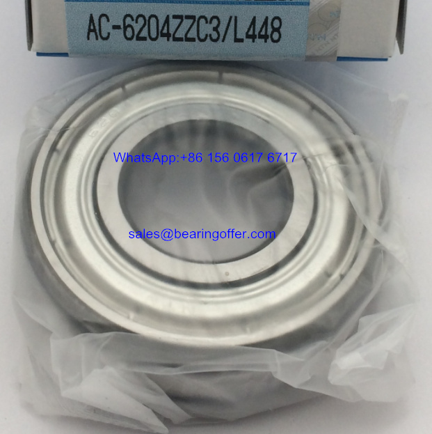 AC-6204ZZC3/L448 Japan Auto Bearing AC6204ZZC3L448 Ball Bearing - Stock for Sale